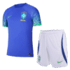 Brazil 2022 World Cup Away Adult Jersey And Shorts Kit