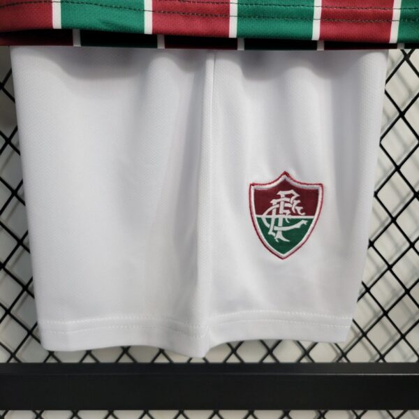 Fluminense 2023/24 Home Kids Jersey And Shorts Kit - Image 3