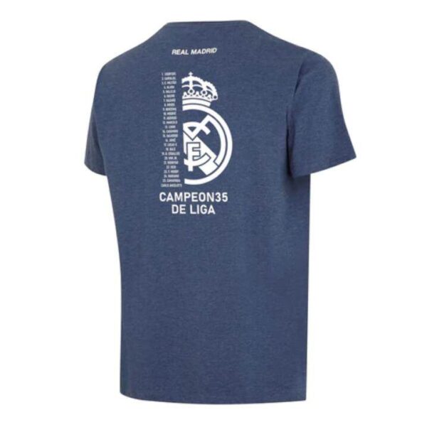 Real Madrid 2021/22 Campeones 35 T-shirt Navy - Image 4