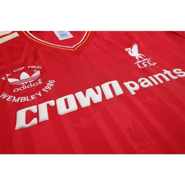 Liverpool 1985/86 Home FA Cup Retro Jersey - Image 8