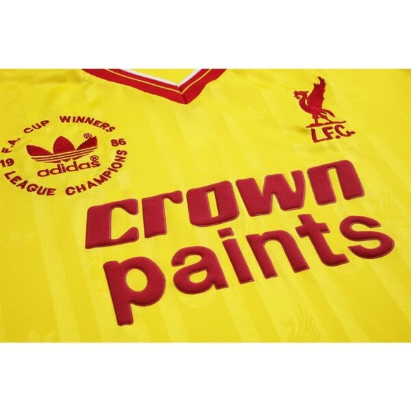Liverpool 1985/86 Third FA Cup Retro Jersey - Image 7