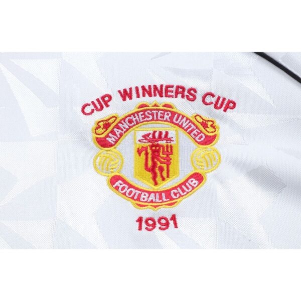Manchester United 1991 Cup Winners Cup Long Sleeves Retro Jersey - Image 7