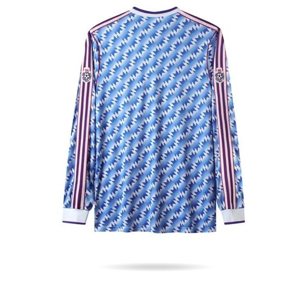 Manchester United 1990/92 Away Long Sleeves Retro Jersey - Image 10
