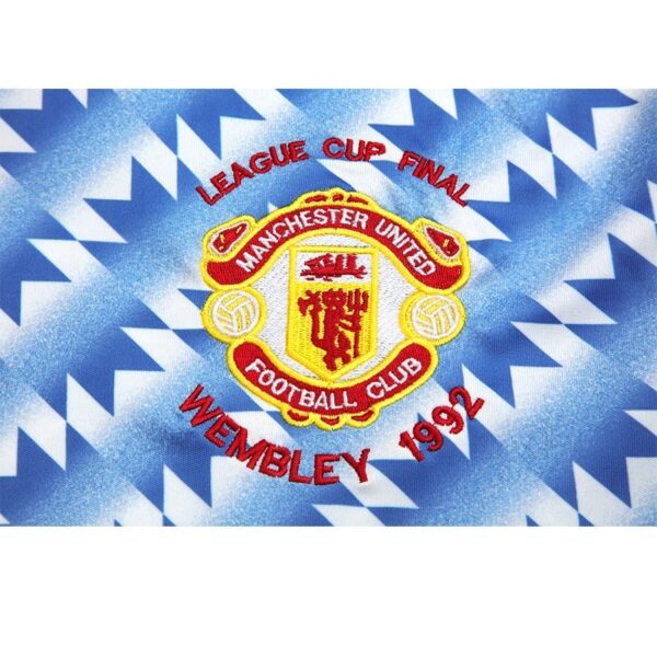 Manchester United 1990/92 Away Long Sleeves Retro Jersey - Image 7