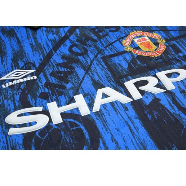 Manchester United 1992/93 Away Long Sleeves Retro Jersey - Image 11