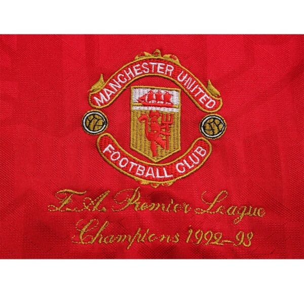 Manchester United 1992/94 Home Champion Long Sleeves Retro Jersey - Image 9