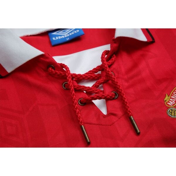 Manchester United 1992/94 Home Long Sleeves Retro Jersey - Image 5