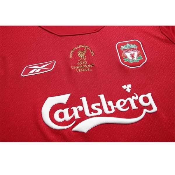 Liverpool 2005 Home Retro Jersey - Image 8
