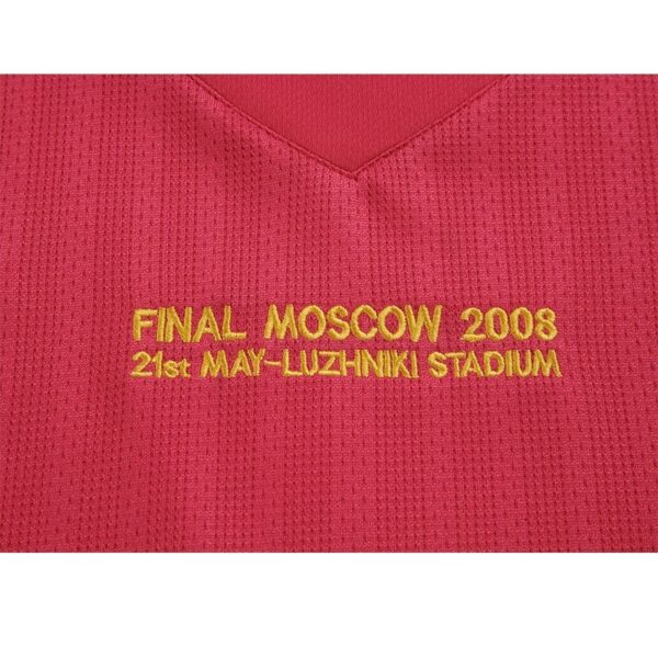 Manchester United 2008 Home UCL Final Three Stars Retro Jersey - Image 9