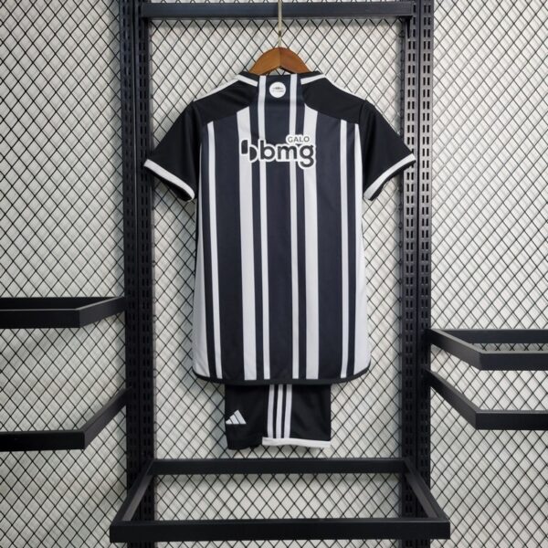 Atletico Mineiro 2023/24 Home Kids Jersey And Shorts Kit - Image 2