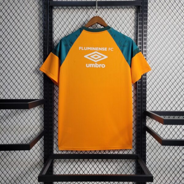 Fluminense 2023/24 Pre-Match Training Boutique Jersey Orange - Image 7