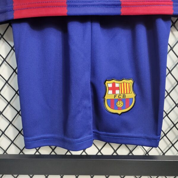 Barcelona 2023/24 Home Kids Jersey And Shorts Kit - Image 12
