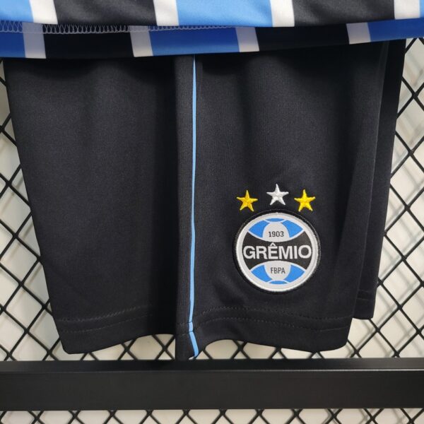 Gremio 2023/24 Home Kids Jersey And Shorts Kit - Image 4