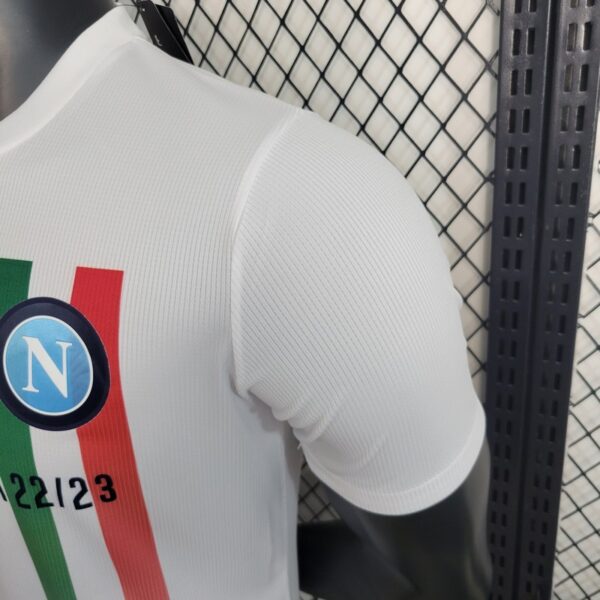 Napoli 2023/24 Champion Edition Player Version Jersey White - Image 4