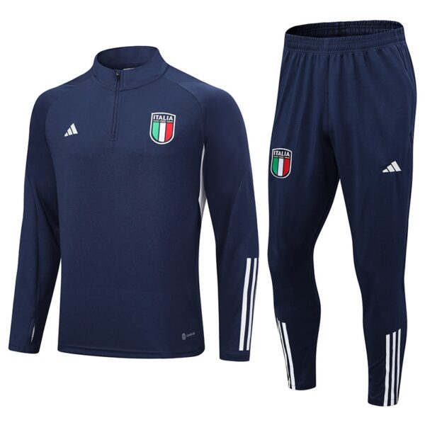 Italy 2023-24 Half-zip Tracksuit Navy