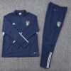 Italy 2023-24 Half-zip Tracksuit Navy - Image 2
