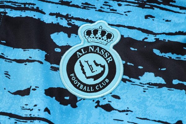 Al-Nassr FC 2023-24 Half-zip Tracksuit Blue - Image 4