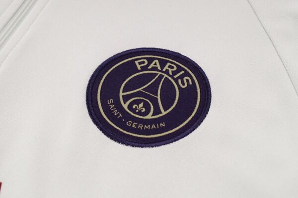 Paris Saint-Germain 2023-24 Half-Zip Tracksuit White - Image 5