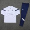 Olympique Marseille 2022-23 Half-zip Tracksuit White - Image 2