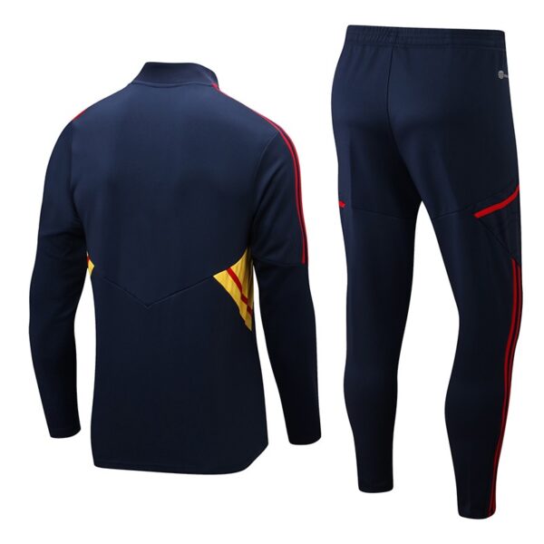 Arsenal 2022-23 Half-Zip Tracksuit Blue - Image 3