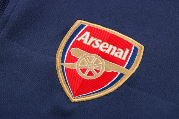 Arsenal 2022-23 Half-Zip Tracksuit Blue - Image 5