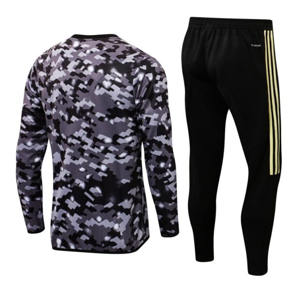 Juventus 2021-22 Long Sleeves Tracksuit Grey - Image 7