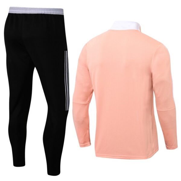 Juventus 2021-22 Half-Zip Tracksuit Pink - Image 3