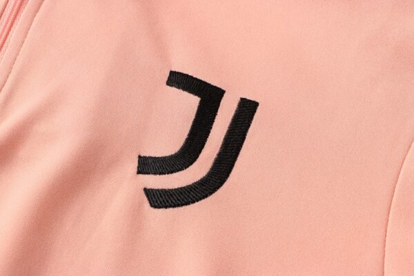 Juventus 2021-22 Half-Zip Tracksuit Pink - Image 5