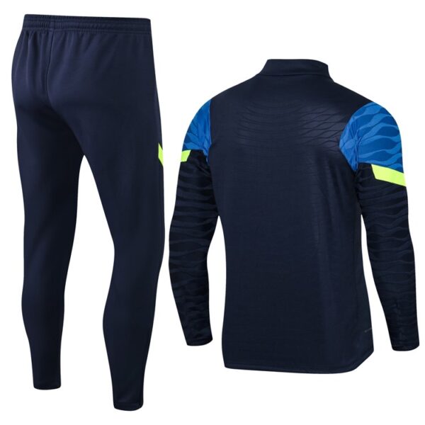 Tottenham Hotspur 2021-22 Half-Zip Tracksuit Navy - Image 3