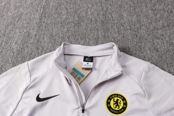 Chelsea 2021-22 Half-Zip Tracksuit Grey - Image 8