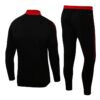 Manchester United 2021-22 Half-Zip Tracksuit Black - Image 3