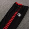 Manchester United 2021-22 Half-Zip Tracksuit Black - Image 9