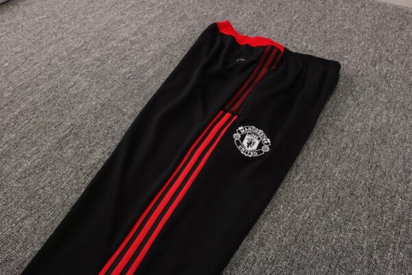 Manchester United 2021-22 Half-Zip Tracksuit Black - Image 9