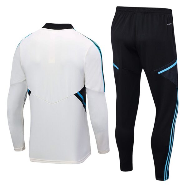 Manchester United 2023-24 Half-Zip Tracksuit White - Image 4