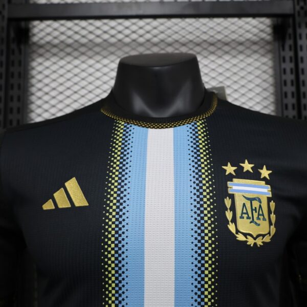 Argentina 2023/24 Special Edition Player Version Jersey Black - Image 2