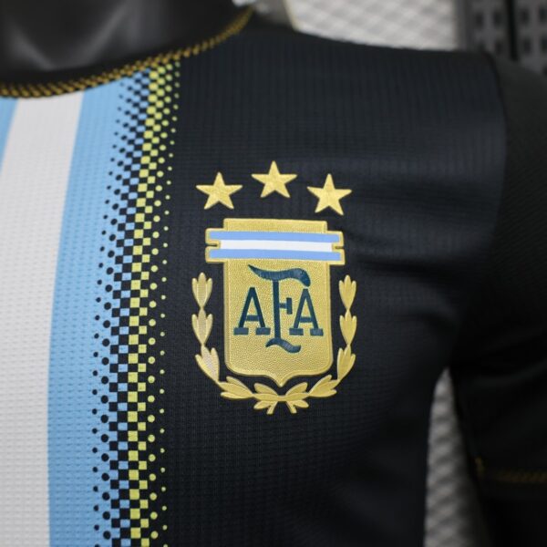 Argentina 2023/24 Special Edition Player Version Jersey Black - Image 5