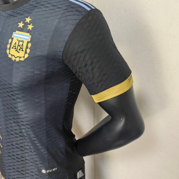Argentina 2023/24 Special Edition Player Version Jersey Black - Image 4