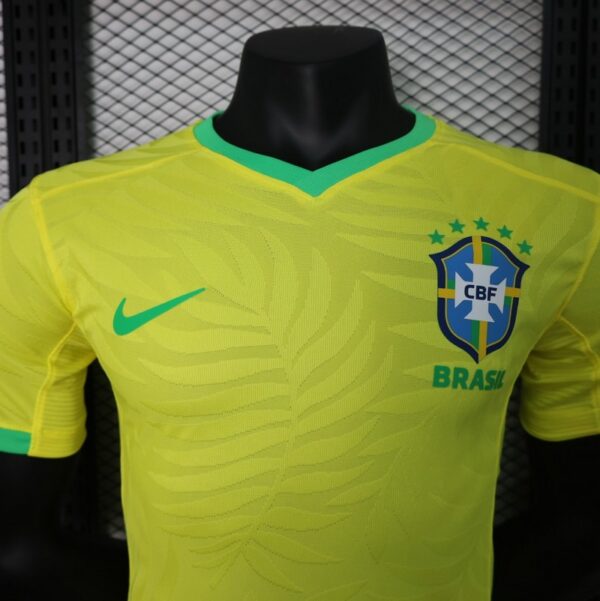 Brazil 2023/24 Home Player Version Jersey - Image 2