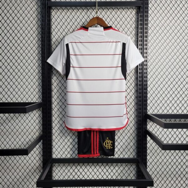 Flamengo 2023/24 Away Kids Jersey And Shorts Kit - Image 8