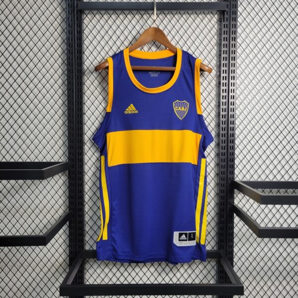Boca Juniors 2020/21 Tank Top Blue - Image 2