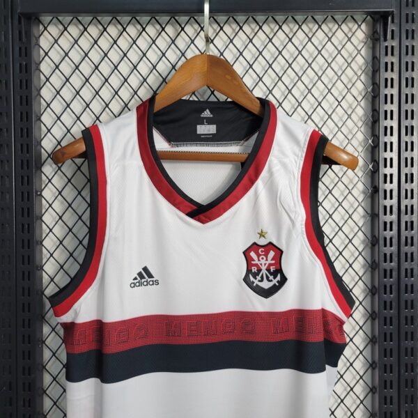 Flamengo 2020/21 Away Tank Top White - Image 9