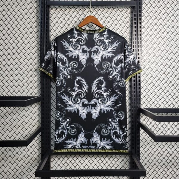 Italy 2023/24 Versace Co-Branded Edition Jersey Black - Image 5