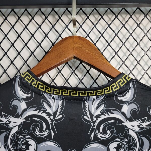 Italy 2023/24 Versace Co-Branded Edition Jersey Black - Image 7