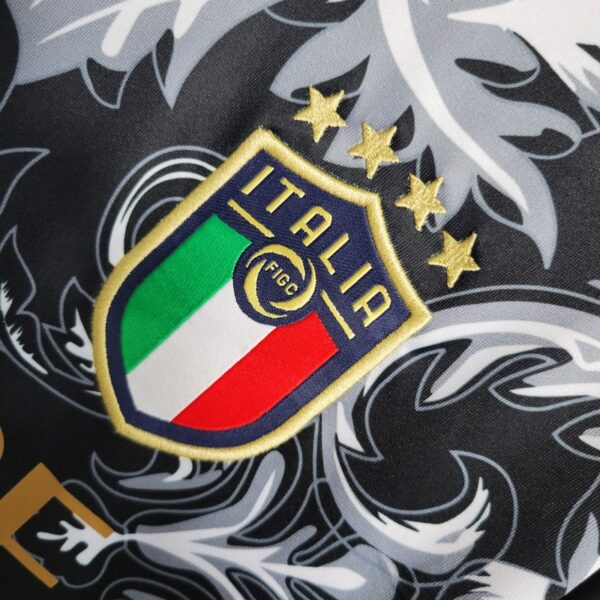 Italy 2023/24 Versace Co-Branded Edition Jersey Black - Image 8