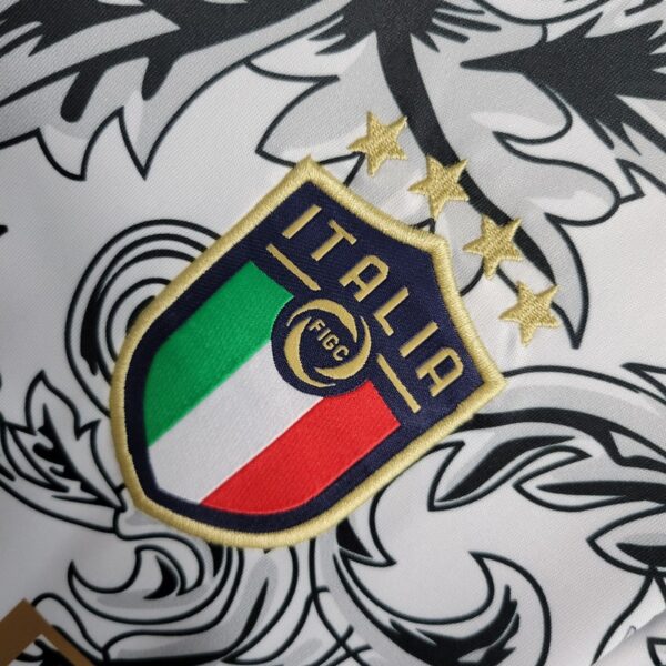 Italy 2023/24 Versace Co-Branded Edition Jersey White - Image 4