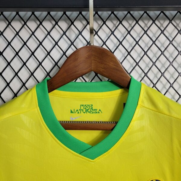 Brazil 2023/24 Home Jersey And Shorts Kit - Image 6