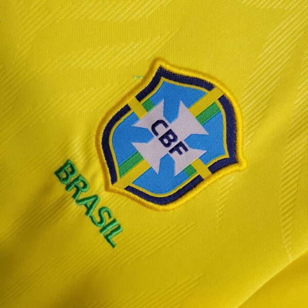 Brazil 2023/24 Home Jersey And Shorts Kit - Image 7