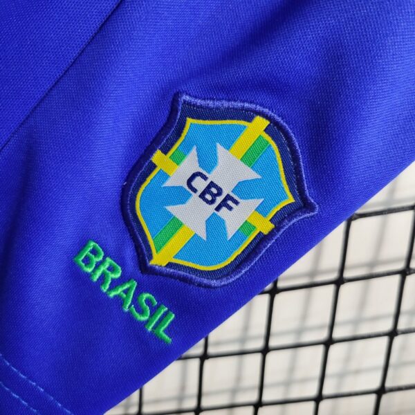Brazil 2023/24 Home Jersey And Shorts Kit - Image 8