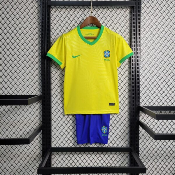 Brazil 2023/24 Home Jersey And Shorts Kit