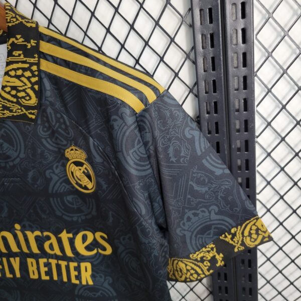 Real Madrid 2023/24 Concept Edition Jersey Black - Image 4